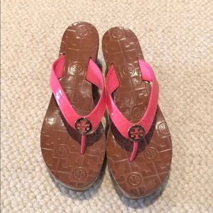 Tory Burch size 7 Wedge Sandals